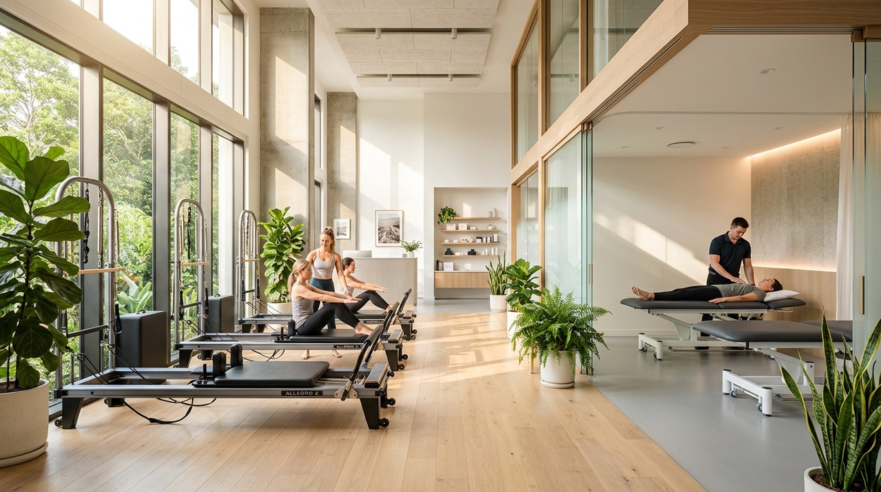 Aparelhos de Studio Pilates na CEMAG Saúde