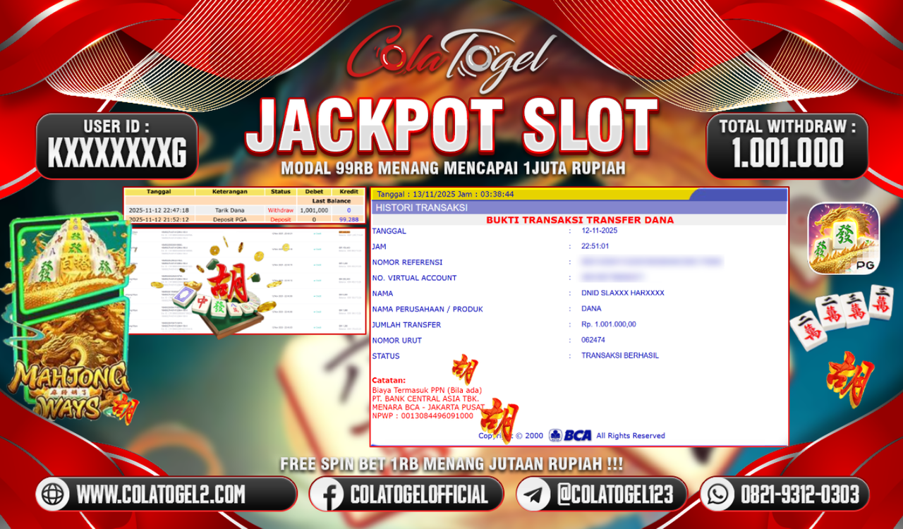 JACKPOT SLOT GACOR!!
