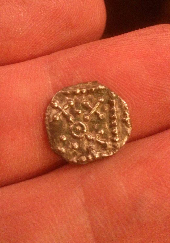 Anglo-Saxon sceat Series G  710-720ad reverse 12
