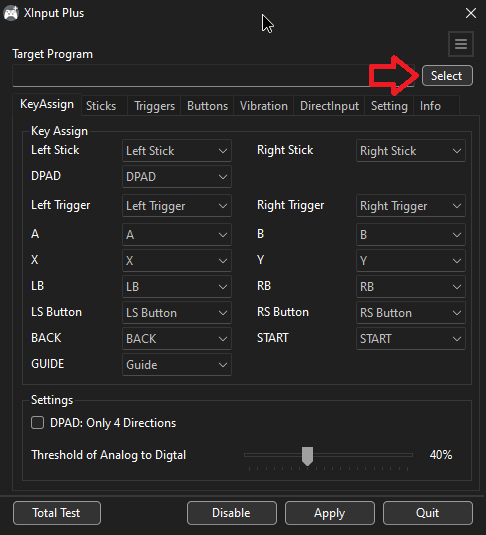 Habilitar Gatillos (Triggers) LT y RT para el RE4 2007 Versión 1