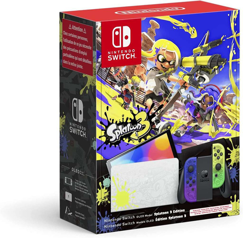 Amazon FR: Nintendo Switch OLED Splatooon 3 Special Edition 
