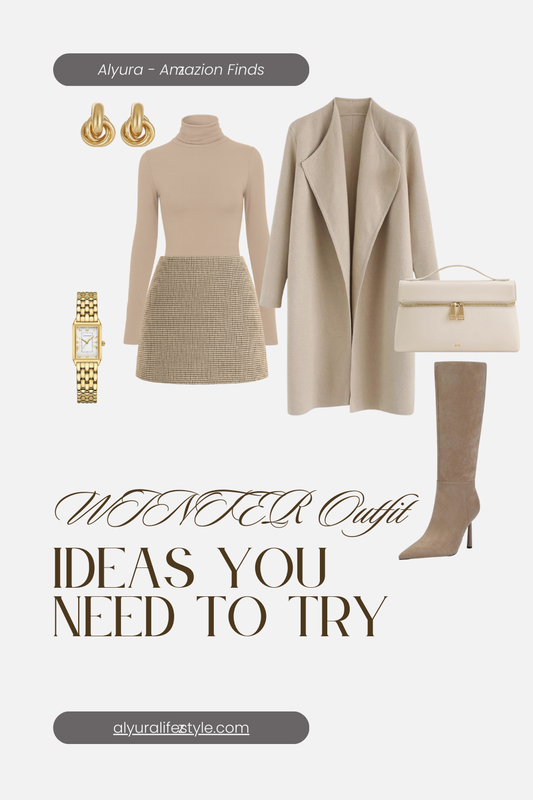 Chic Winter Outfit Inspo ❄️ Neutral Amazon Fashion Finds