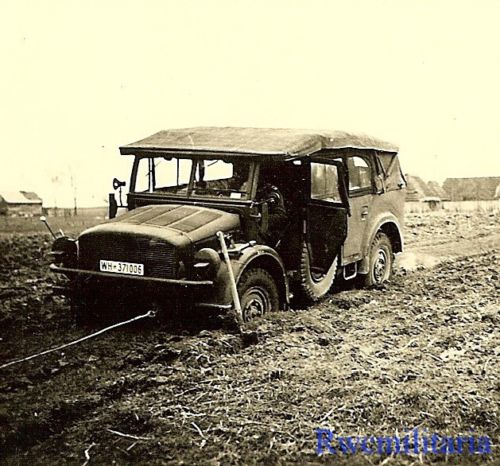 Wehrmacht Horch 108 Heavy Pkw Car (WH-371006) Pulled in Muddy Fi