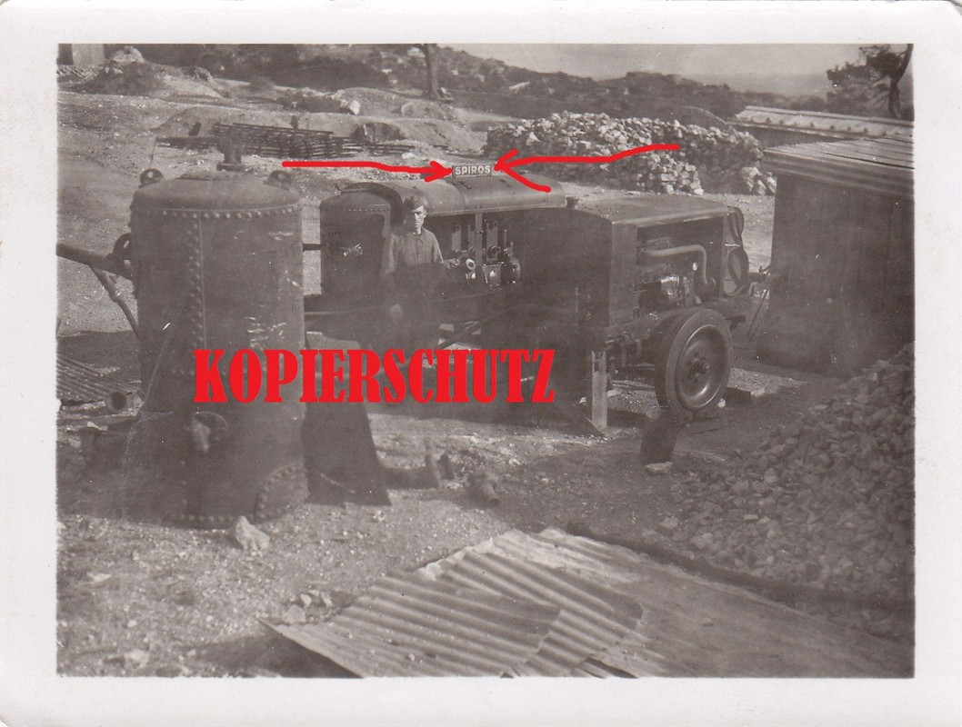 Wehrmacht Soldat mit großen Tank-Kompressor SPIR