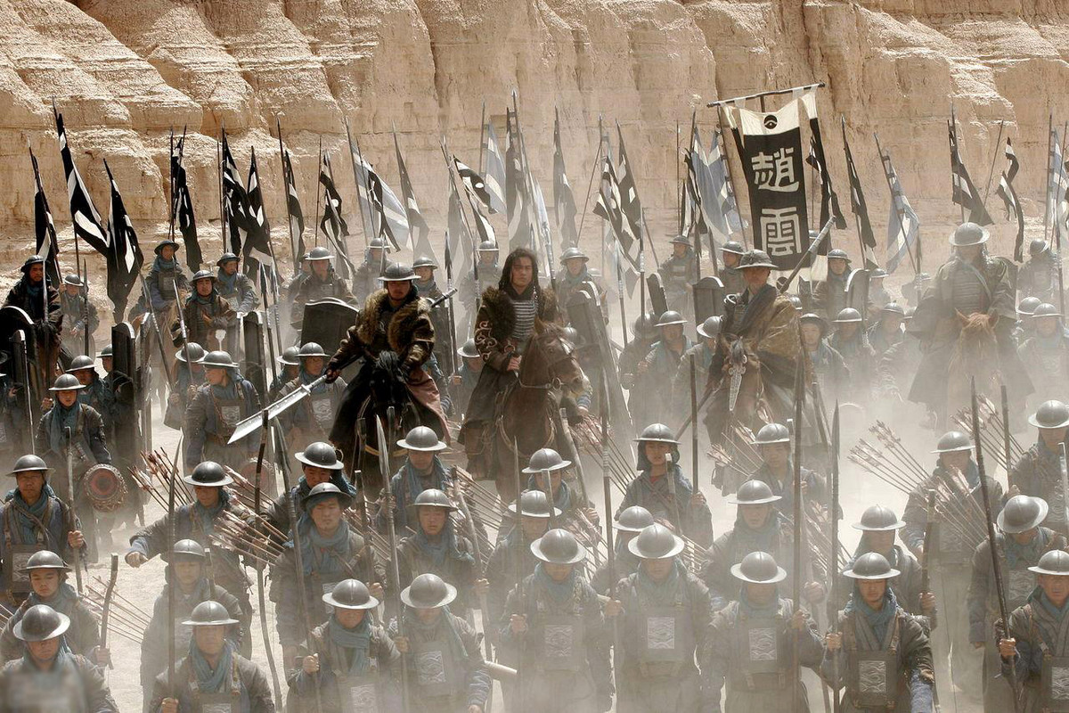 Andy Lau dan Andy On dalam film Three Kingdoms