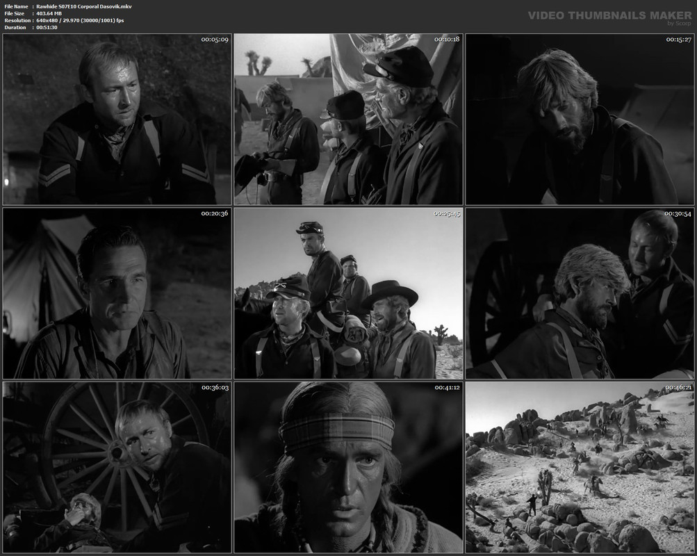 Rawhide S07E10 Corporal Dasovik.mkv