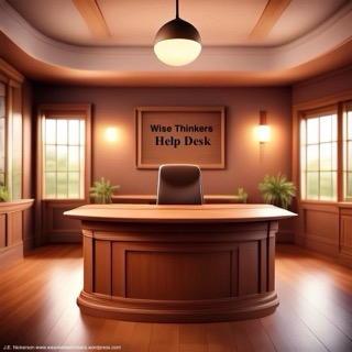 Illustration of a creative workspace with a laptop, coffee mug, and branding materials, representing personal brand development.