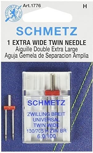 Schmetz Universal Needle Twin Extra Wide