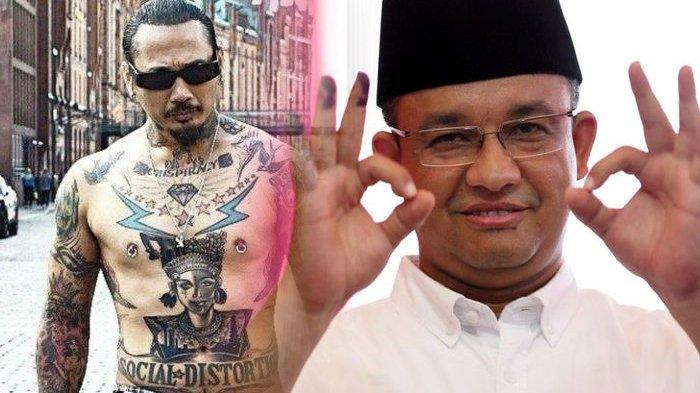 Jerinx SID dan Anies Baswedan
