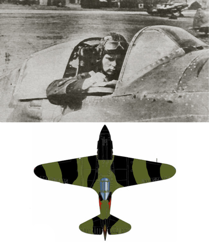 Mikoyan-Gurevich-MiG-3-12GvIAP-Red-49-flown-by-Capt-KA-Kriukov-at-Vnukovo-Moscow-spring-1942-0B