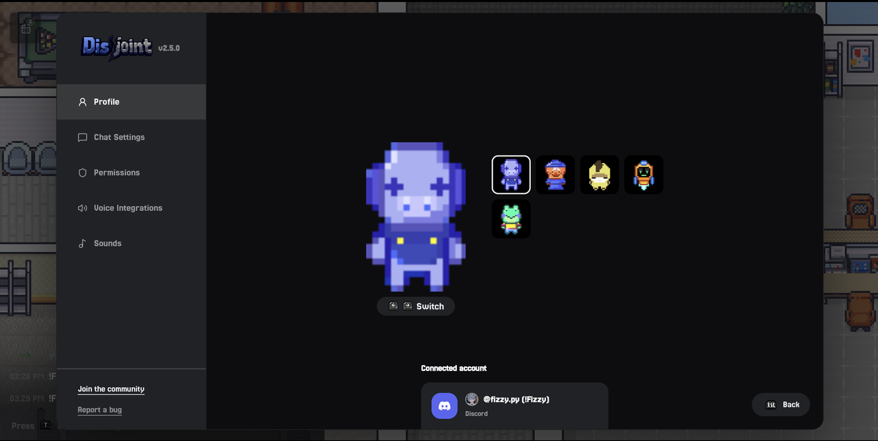 Disjoint Avatars