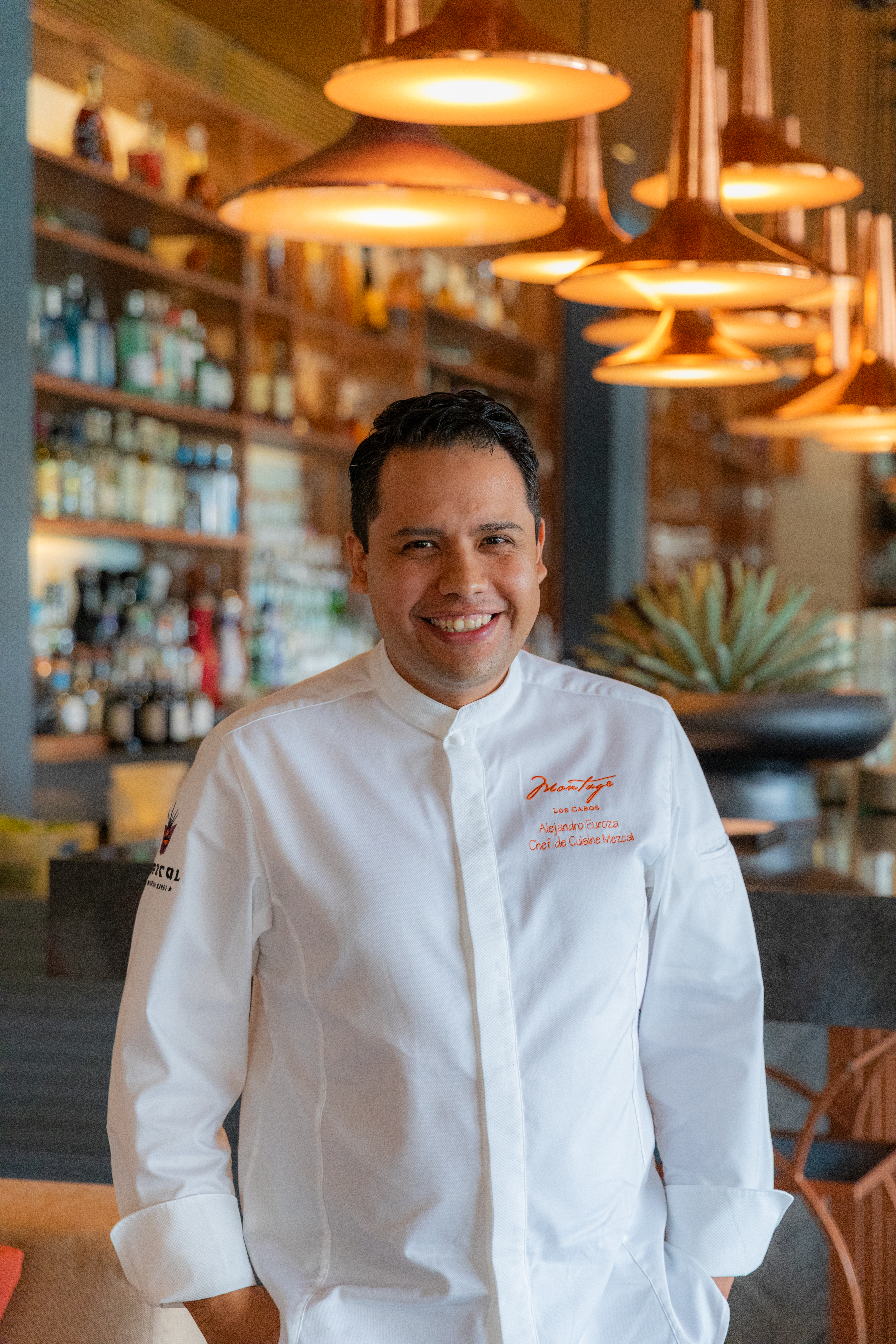 Alejandro Euroza in chef attire
