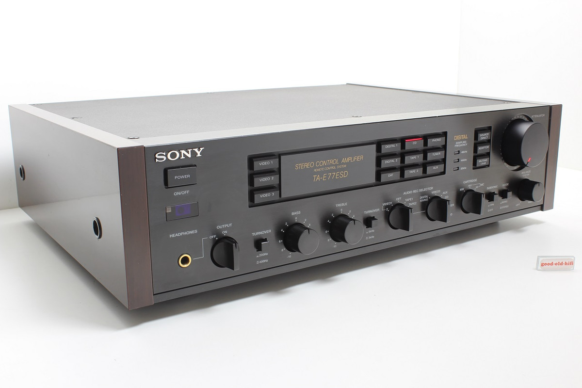 Sony TA-E77ESD Beschriftung 1