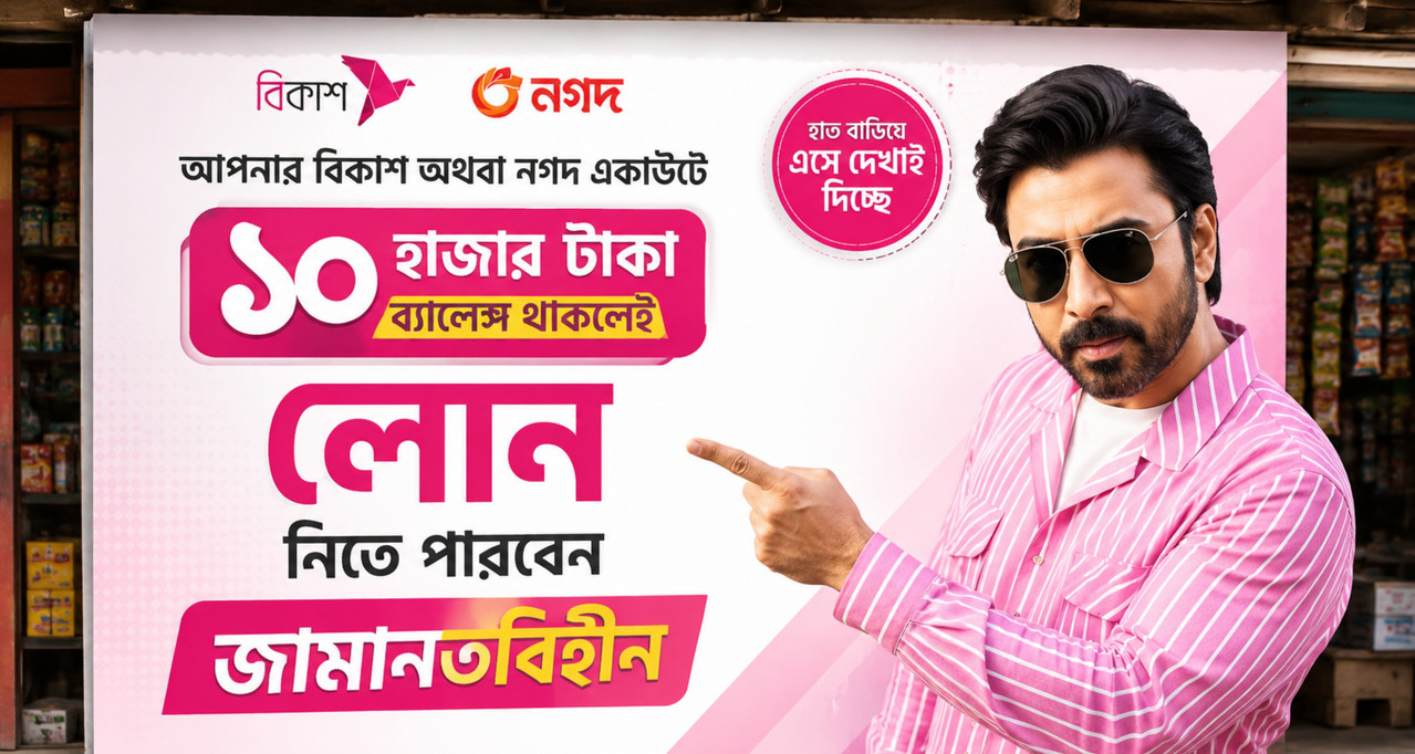জামানতবিহীন লোন - ব্যানার ২
