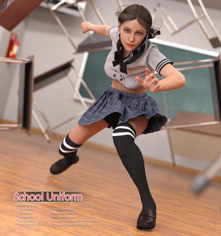 dForce School Uniform for Victoria 8