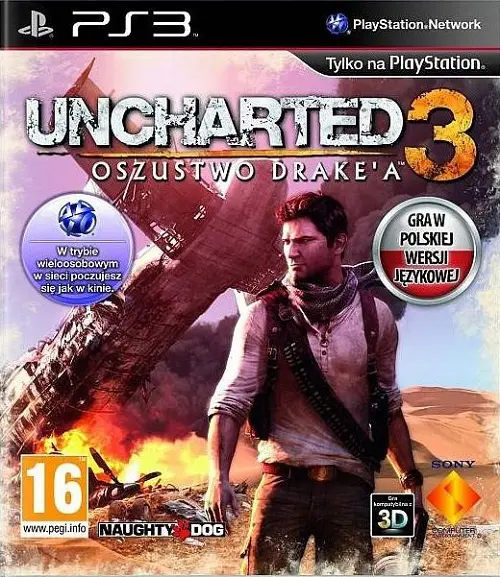 Uncharted 3: Oszustwo Drake'a / Uncharted 3: Drake's Deception (2011) PS3 -DUPLEX / Polska wersja językowa