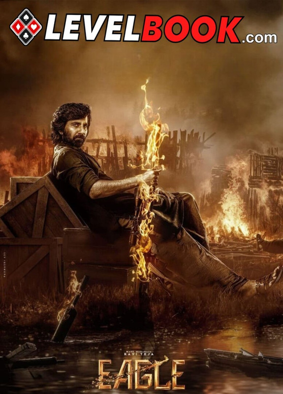  Eagle (2024) 720p HEVC HDRip South Movie [Dual Audio] [Hindi (Cleaned) or Telugu] x265 ESubs [850MB] Full Movie Download