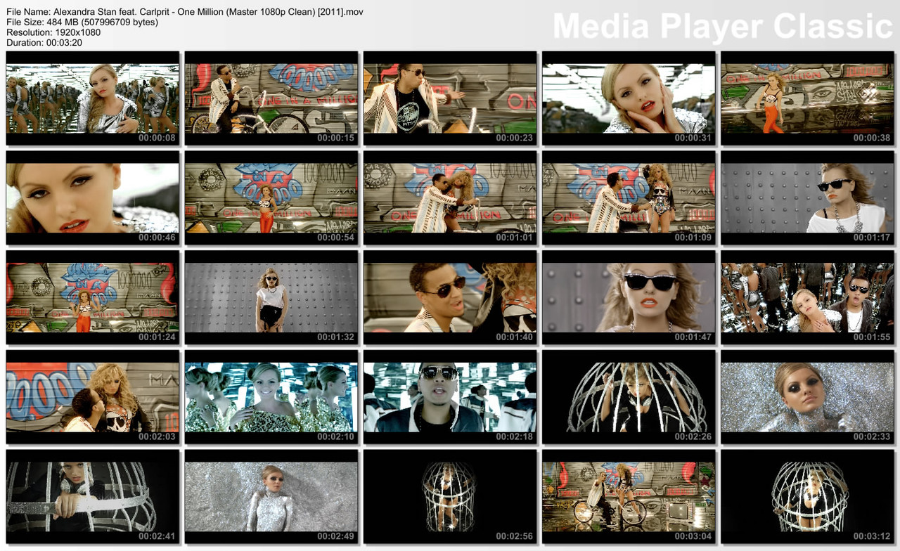 Alexandra Stan feat. Carlprit - One Million (Master 1080p Clean) [2011]