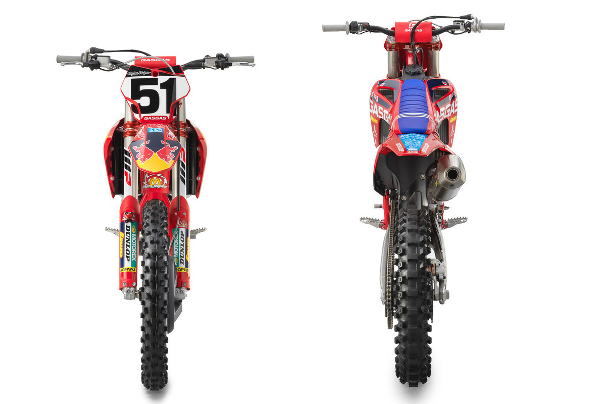 Гоночный кроссбайк GasGas MC 450F Troy Lee Designs 2022