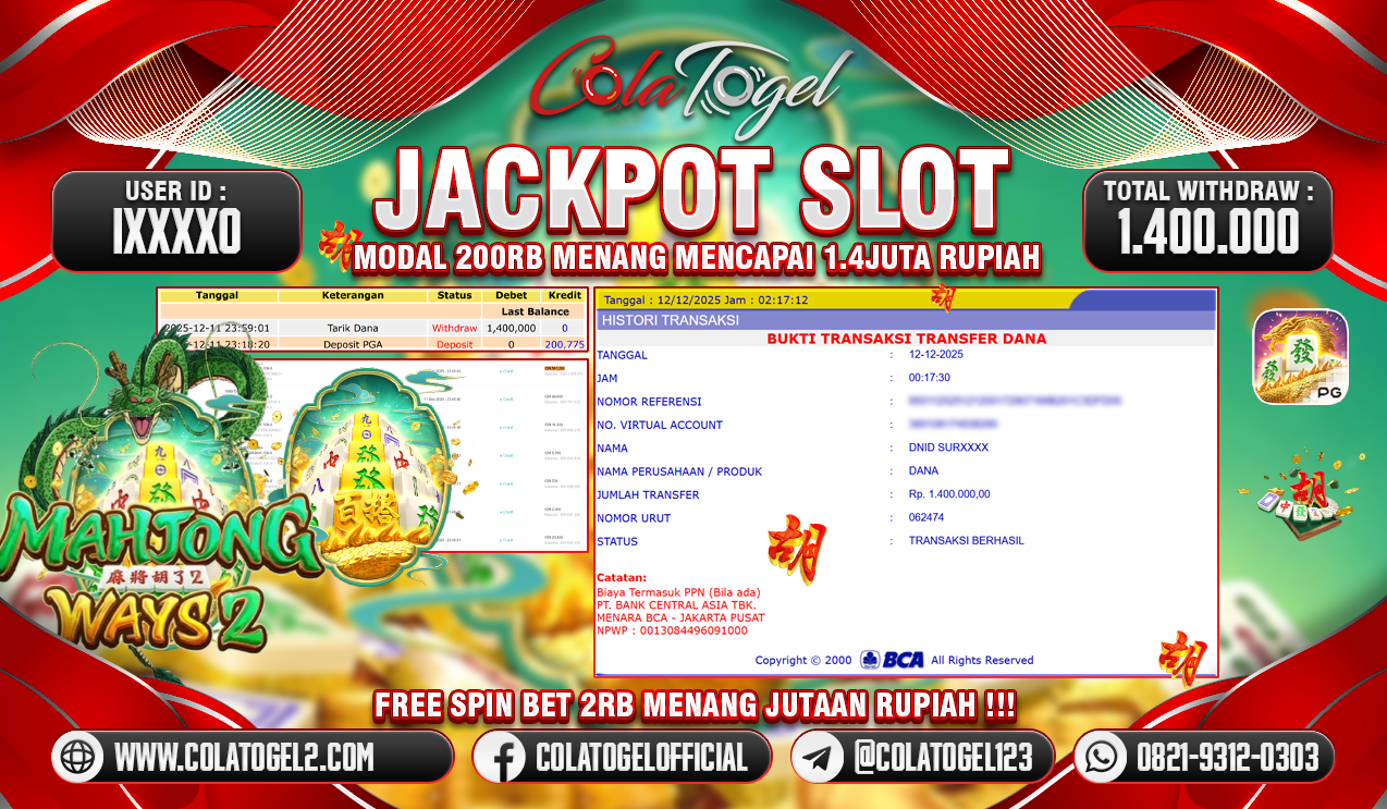 JACKPOT SLOT GACOR!!