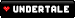 undertale black red