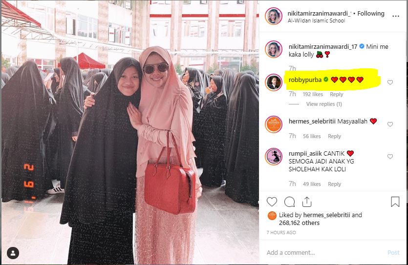 Komentar Robby Purba