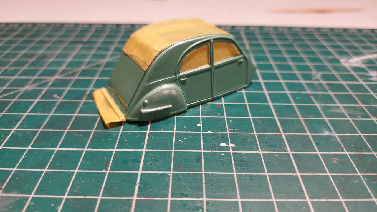 ANCIENNE MAQUETTE HELLER 1/43 Citroën 2CV neuve à monter EUR 4,50 - FR