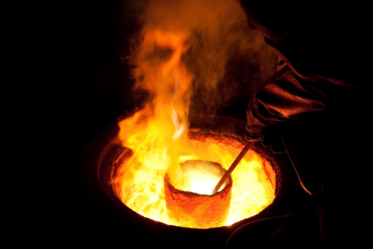 Gold Melting Process