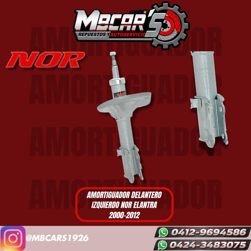 AMORTIGUADOR ELANTRA DEL IZQ 00-12