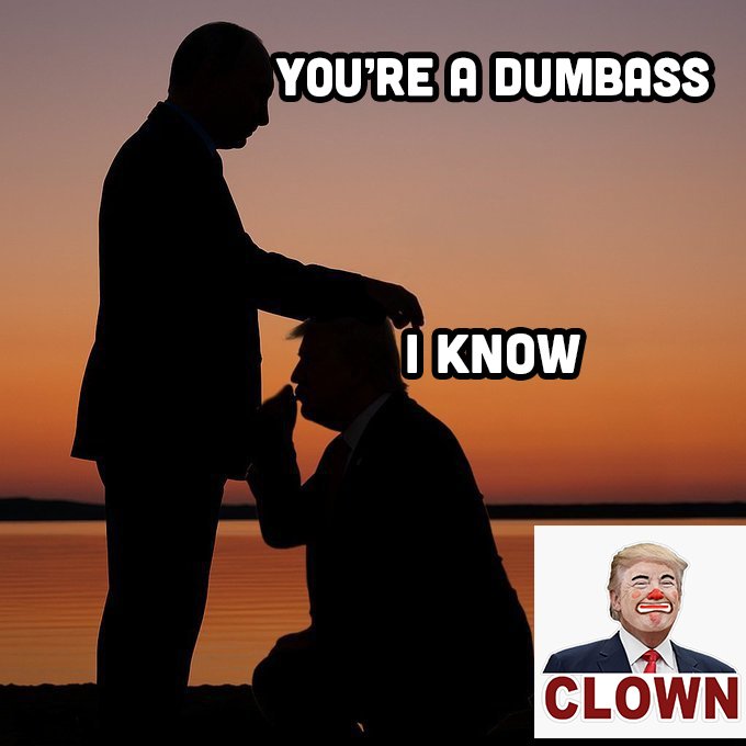 Trump loves Putin's Blowjob
