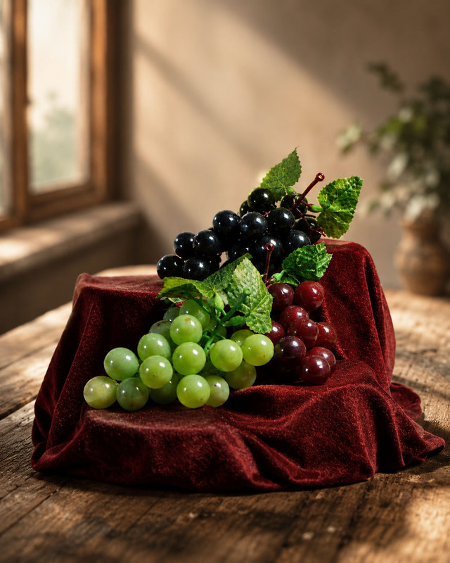 Racimo De Uvas Artificiales de 13cm uvas plásticas para hogar de