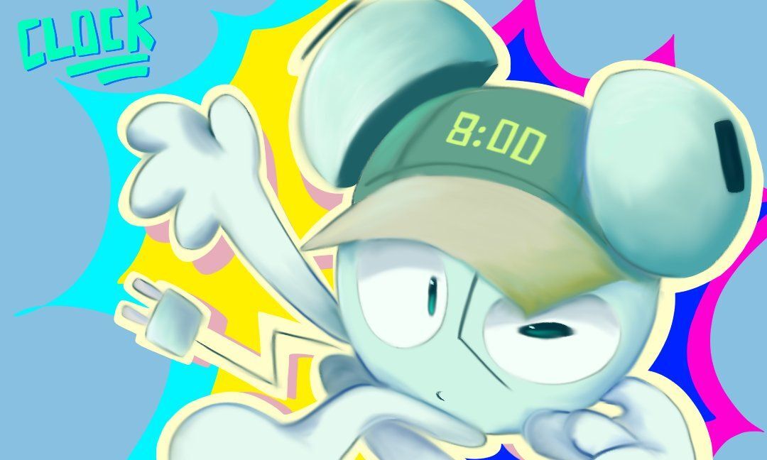 clock's banner