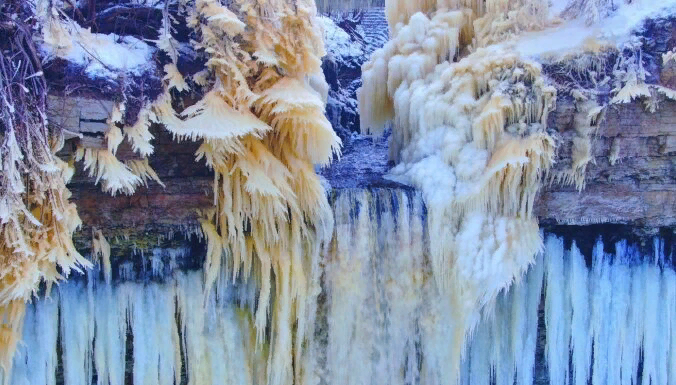 Valaste-Wasserfall im Nordosten Estlands
