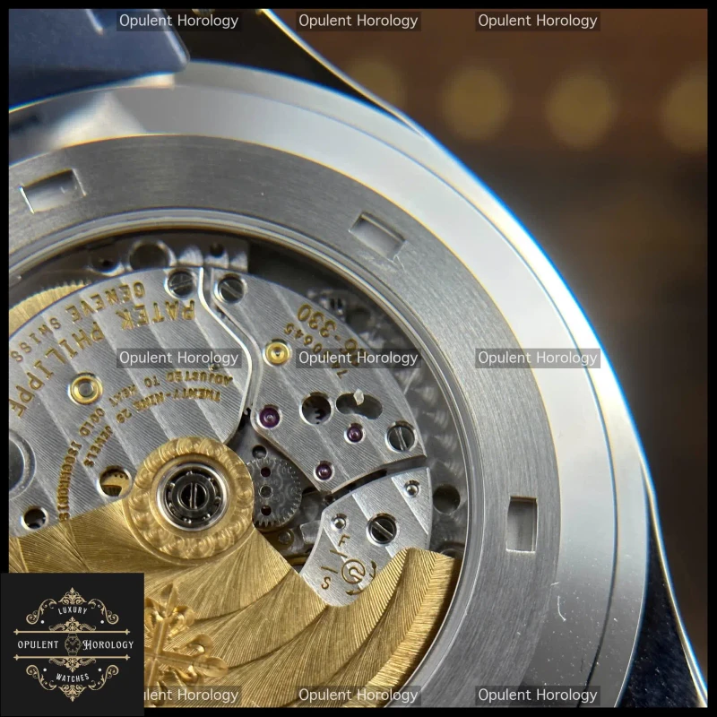 Patek Philippe Aquanaut 5168G Replica Blue Dial 42.2mm Steel Caliber 324SC