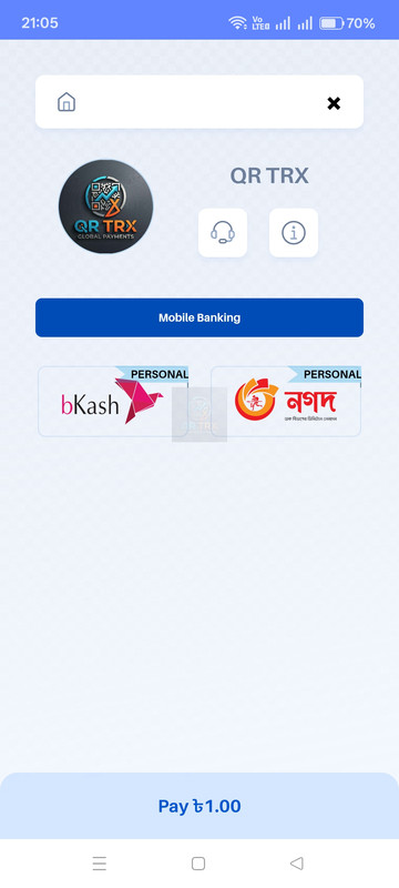 QR TRX Payment Gateway