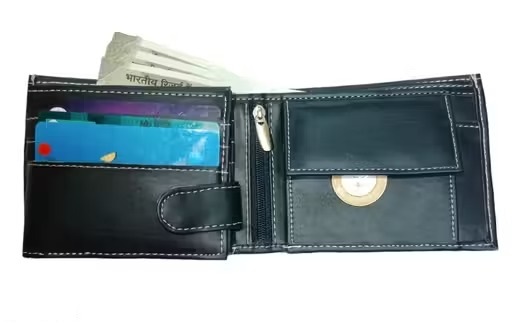 Stylish wallet for men Blue.(W106)