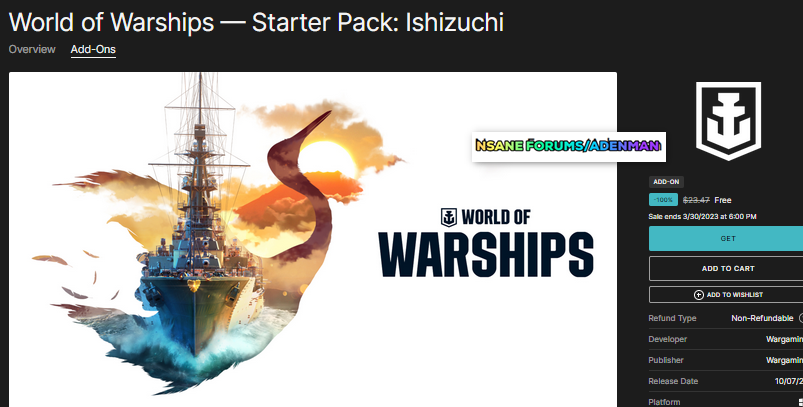 Epic Games Store : Chess Ultra & World of Warships — Starter Pack