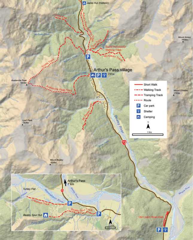 Arthur’s Pass: Bealy Spur Track y alguna cosilla más (diciembre 2021) - Escapadas y rutas por la Nueva Zelanda menos conocida (2)