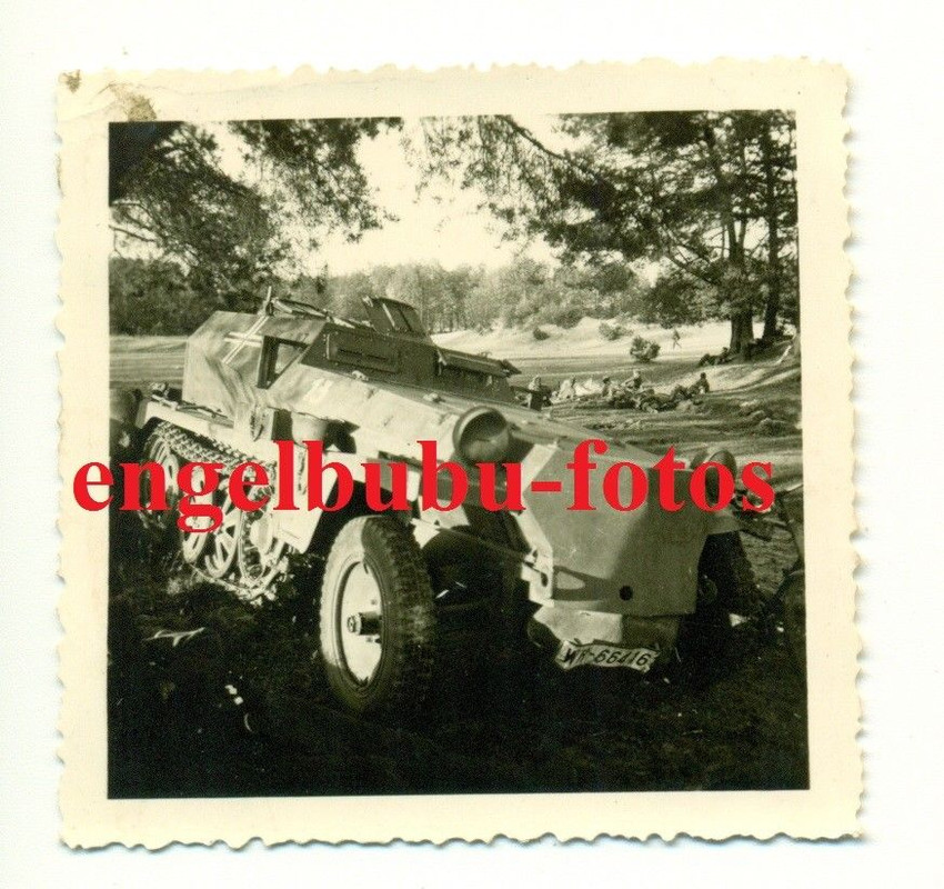 FOTO - Sd.Kfz - SCHÜTZENPANZER - SUPER TARNUNG