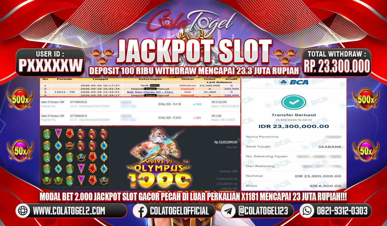 JACKPOT SLOT GACOR!!