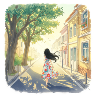 『夏の朝、のんびり自分ケア』のサムネイル画像