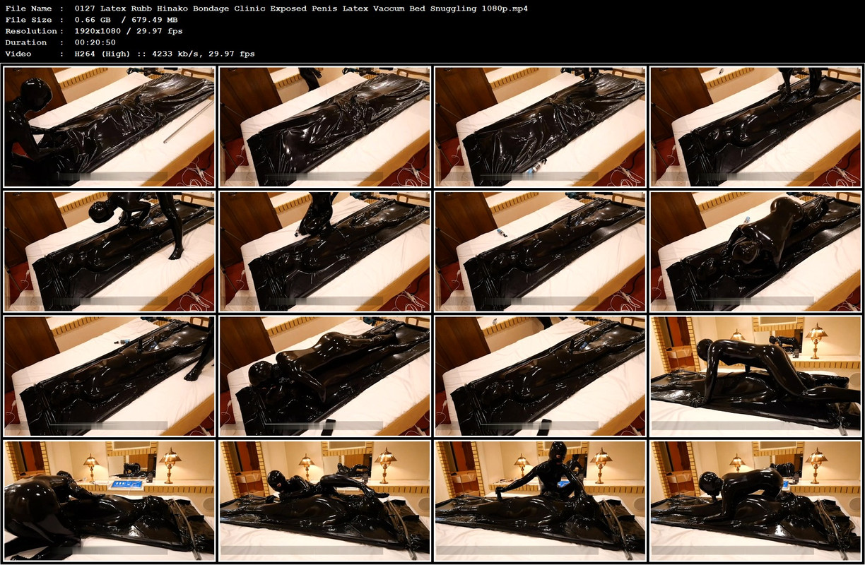 0127 Latex Rubb Hinako Bondage Clinic Exposed Penis Latex Vaccum Bed Snuggling 1080p.mp4