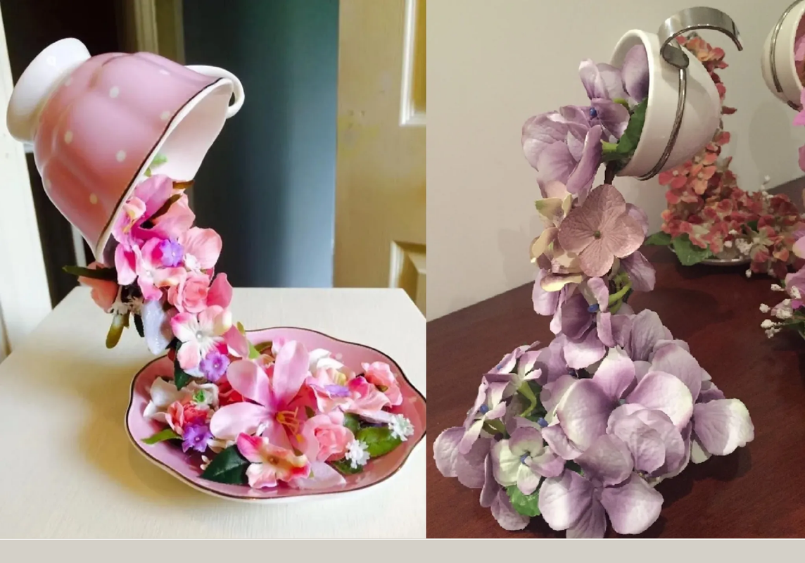 DIY ¿Cómo hacer una cascada de flores con materiales reciclados?