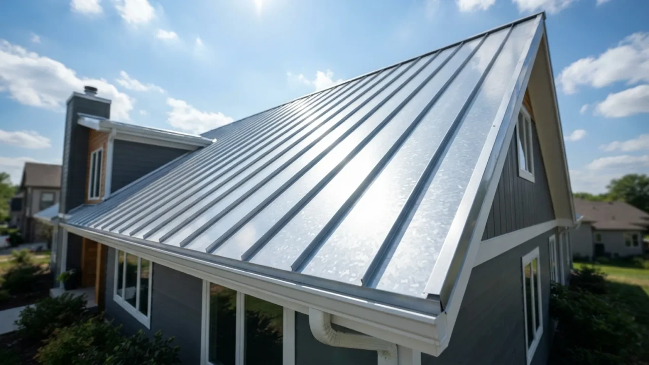 Galvalume steel standing seam metal roof San Antonio residential