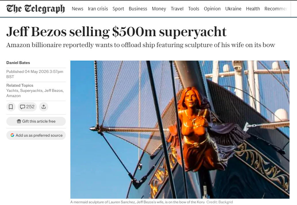 Bezos yacht