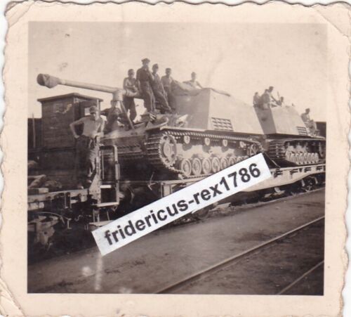 Panzerjäger -Abt.88 Selbstfahrlafette Nashorn Hornisse Bahntrans