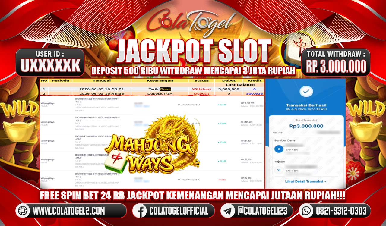 JACKPOT SLOT GACOR!!