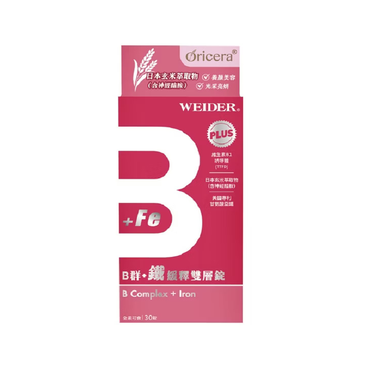 【威德】B群+鐵緩釋雙層錠評價