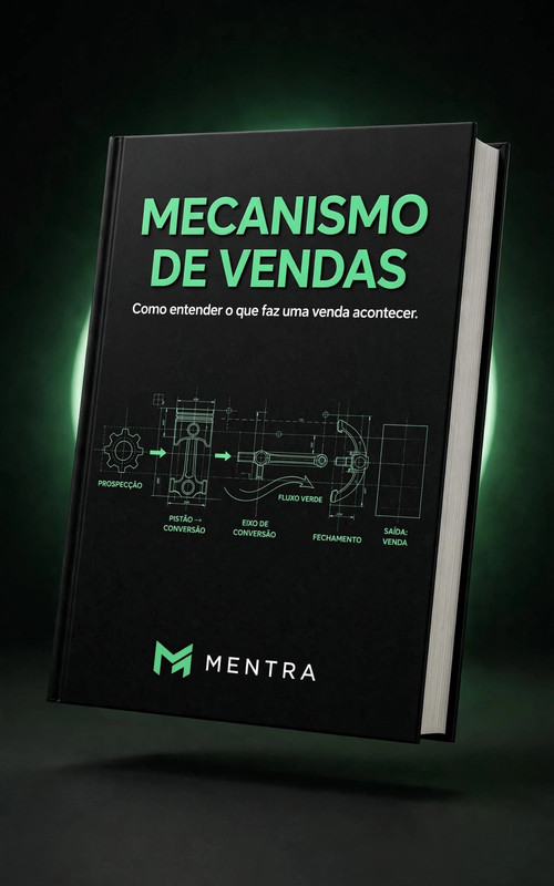 Capa do ebook Mecanismo de Vendas — MENTRA | Engenharia de Vendas
