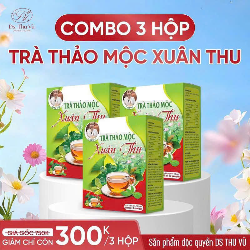 Combo 3 hộp trà Xuân Thu